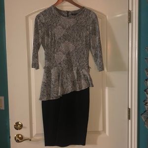 Black and White Dress Eva Longoria